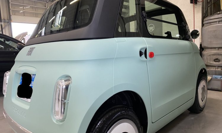 Préparation intérieur et extérieur FIAT TOPOLINO pour livraison client à Bourgoin-Jallieu